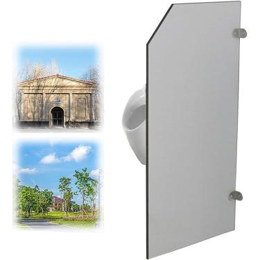 Imagem de Divisória de mictório, divisória de mictório montada na parede, placa divisória de banheiro público, divisória de mictório à prova d'água, tela de privacidade, para espaço público/banheiro/h