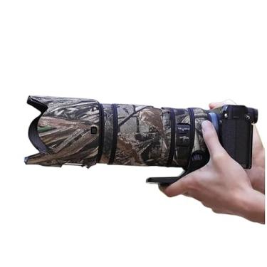 Imagem de CHASING BIRDS Revestimento de lente impermeável camuflado para FUJIFILM GF 100-200 mm F5.6 R LM OIS WR Capa protetora de lente à prova de chuva (camuflagem de palheta)