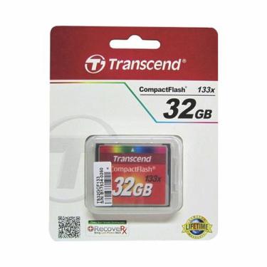 Imagem de Cartao Memoria Compact Flash Cf 32Gb Transcend 133X