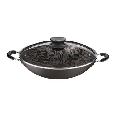 Imagem de Wok Tramontina Paris com Revestimento Interno E Externo Em Antiaderente Starflon Max Ch...