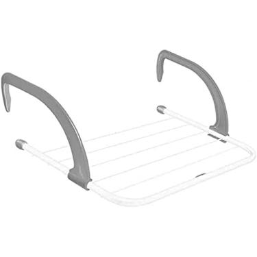 Imagem de Varal Portátil Para Sacadas e Janelas Secador De Roupas Prático e Retrátil