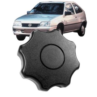 Imagem de Manopla Roldana Banco Kadett Monza Omega Preto - PLASTCAR