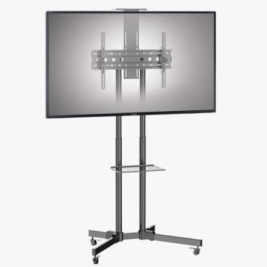 Imagem de Suporte Pedestal Para Tv 32 A 70 Com Rodízios Rack-100 - Aquario