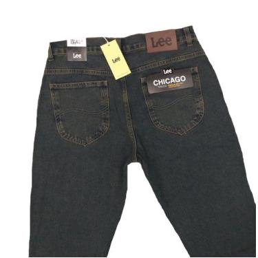 Imagem de Calça Jeans Lee Masculina Tradicional jeans 100% Algodão., Musgo mescl