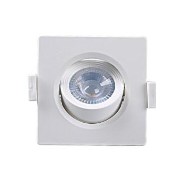 Imagem de Spot LED AllTop Embutir Quadrado MR16 5W 38º Taschibra - Branco, Luz Q