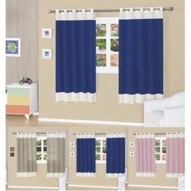 Imagem de cortina para quarto micropercal 180 fios curtina para dar charme em su