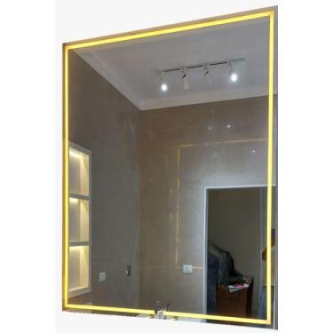 Imagem de Espelho Banheiro Camarim 90x50 iluminado Led - Top Vidros, Cor da Luz 