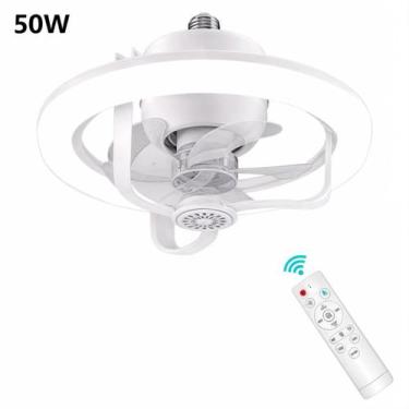 Imagem de Ventilador E Luminária De Teto Com Rotação 360 Automática - ledsmart