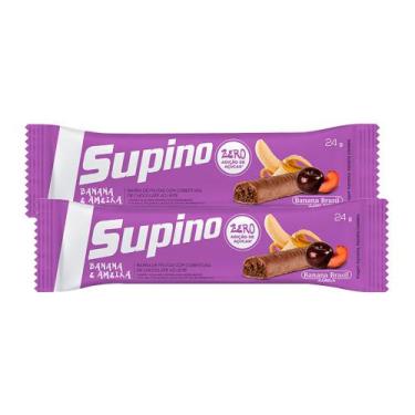 Imagem de Kit 2 Barra de Fruta Supino Zero Banana e Ameixa com 24g