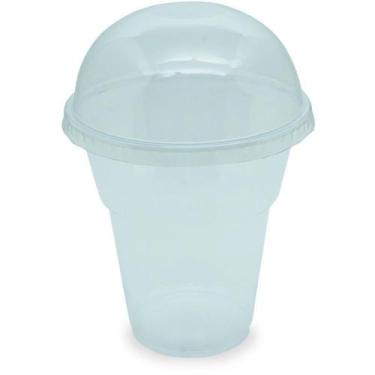 Imagem de Tampa Descartavel P/COPO Tampa Bolha TR.400/500ML - Prafesta