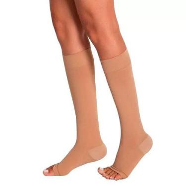 Imagem de Meia 3/4 Média Compressão Venosan 6000 AD 20-30 PE Aberto, Bege, G