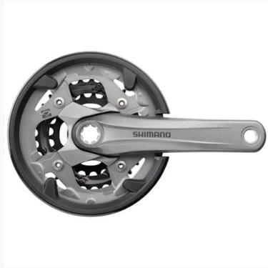 Imagem de Pedivela Tripla 22/30/40 FC-M4000 Octalink com protetor - Shimano