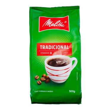 Imagem de Café Tradicional Torrado e Moído Pouch Melitta 500g