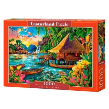 Imagem de Puzzle 1000 Peças Ilha Tropical - Imp. Castorland - Grow