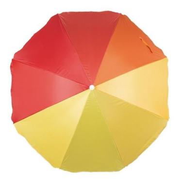 Imagem de Guarda Sol Praia Fashion Grande 1,80m Vermelho Mor