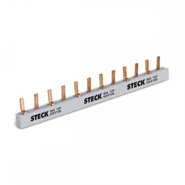 Imagem de Barramento Steck Bifa. 80A 220/440V 2X6P Din