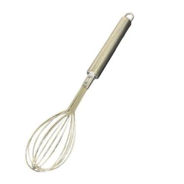 Imagem de Batedor  Misturador  Fouet  Para Ovos  Manual  Aço Inox 25Cm - Top Che