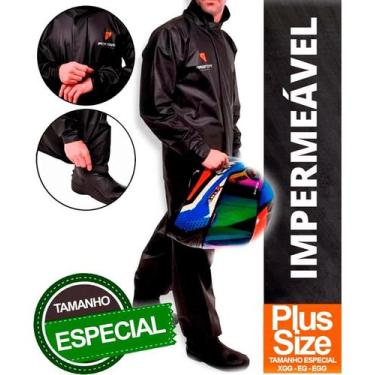 Imagem de Capa Chuva Grande Motoqueiro Motoboy Plus Size 4g 5g 6g - Pioneira, EG