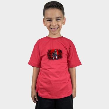 Imagem de Camiseta Infantil Menino Camisa Estampa itachi Geek - MP Moda Masculin