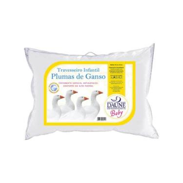 Imagem de Travesseiro Infantil Plumas Baby - 30x40cm Antialérgico - Daune