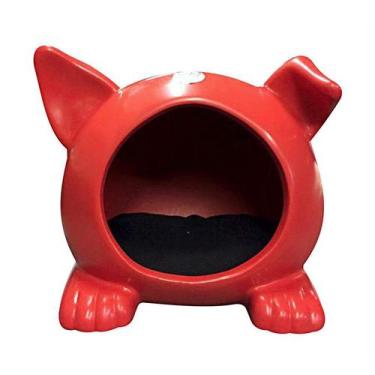 Imagem de Toca Ideal Pequena Vermelha para Cães e Gatos - Idealdog