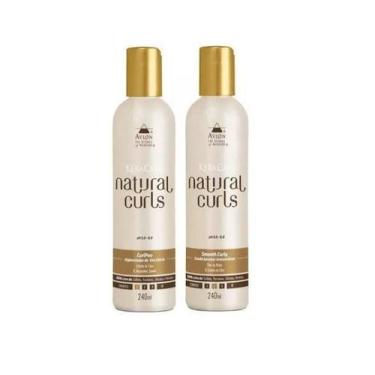 Imagem de Cabelo Cacheado Avlon Curlpoo + Smooth Curly 2x240ml