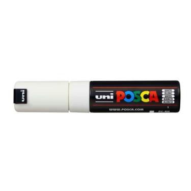 Imagem de Caneta Marcador POSCA Branco Ponta Grossa 8mm PC-8K Uniball, PC-8K Whi