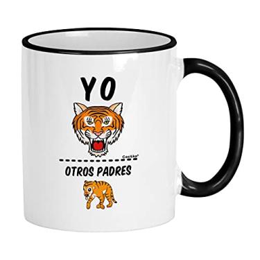 Imagem de Casitika Regalos De Cumpleaños Para Papa. Caneca Yo Otros Padres 325 ml Tazas Para El Dia Del Padre Con Diseño De Tigre.
