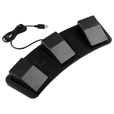 Imagem de FS23-PM Interruptor de Pedal Triplo USB Multifuncional Personalizado Pedal Interruptor Mecanico para Aquisi??o de Imagem Controle de Jogo de Música/595