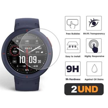 Imagem de 2X Películas Amazfit Verge Ou Verge Lite Vidro Temperado - Estilo No P