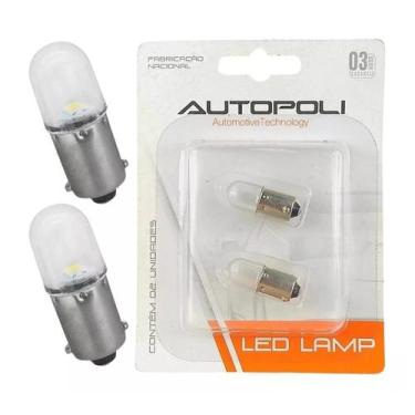 Imagem de Lâmpada Led 1 Polo Trava Reta 24v Luz Branca Lanterna Painel - STORE A