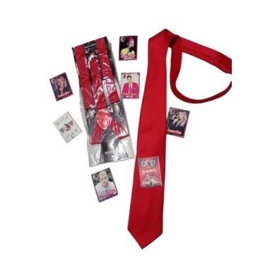 Imagem de Kit Suspensorio Gravata Vermelha  Rebeldes Show Rbd - dinka