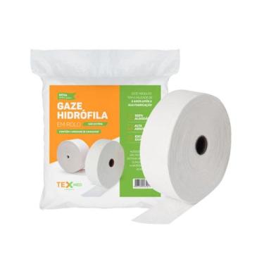 Imagem de Gaze Em Rolo Tipo Queijo Compressa Hidrófila 1,150Kg 11 fios - Texmed