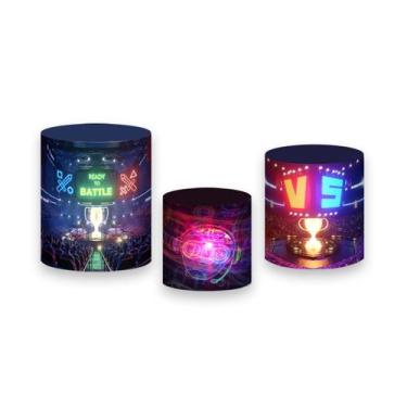Imagem de Trio De Capa Cilindro - Video Game Arena 002 - Via Cores