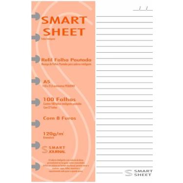 Imagem de Refil Caderno Inteligente 120g 100 Folhas Pautado Pequeno A5 - Best