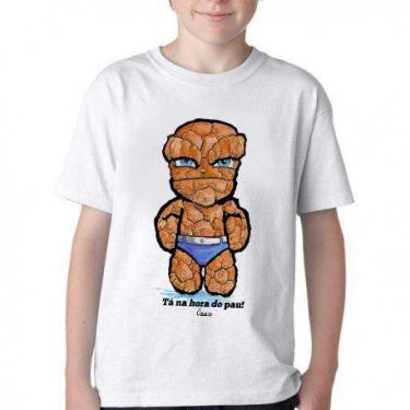 Imagem de Camiseta Infantil ou adulto Coisa Quarteto Fantástico Blusa Criança to