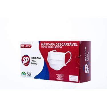 Imagem de Caixa Máscara Cirúrgica Descartável Tripla Camada c/ Meltblown e Clip 