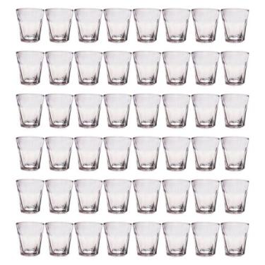 Imagem de Jogo 48 Copos Shot Vidro Cachaça Vodka Tequila Dose 45mL Bar - TODO DI