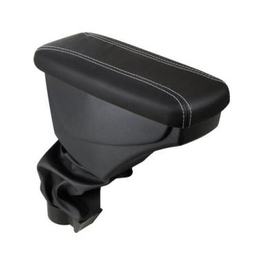 Imagem de Apoio De Braço Strada material sintético Preto Cost. Branca - GPI Auto