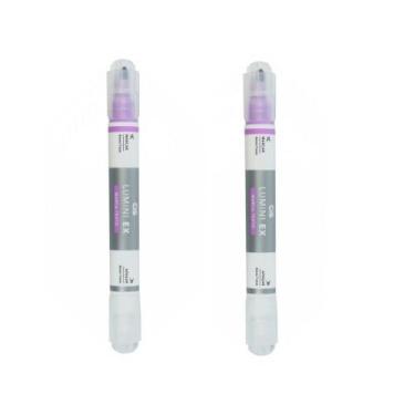 Imagem de Kit 02 Marca Texto Apagavel Lumini Ex Cis Cor Roxa