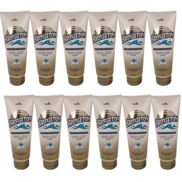 Imagem de Acelerador de bronzeamento natural bronzeton 180g demazon kit 12 unid.