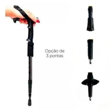Imagem de Bastão Bengala Para Caminhada E Trilha Ajustável Em Alumínio - Art Hou