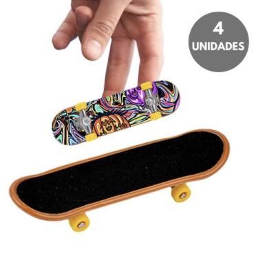 Imagem de Fingerboard Skate De Dedo Profissional Rolamento Fingerboard - Monac S