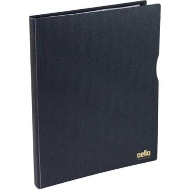 Imagem de Pasta Catalogo A4 30 Env Executiva Preta Unidade - Dello