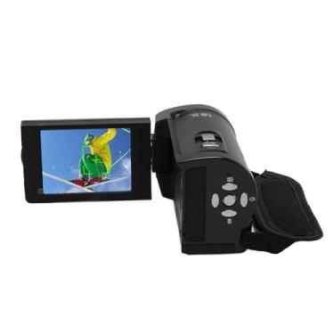 Imagem de Câmera de Vídeo, Filmadora 2,7K, Zoom Digital de 16x, Câmera de Vídeo Digital de 50MP Com Tela de Rotação de 2,8 Polegadas, Porta USB, Rosca de 1/4 de Polegada (8GB)