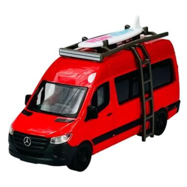 Imagem de Miniatura Van Mercedes Sprinter Vermelho Weekenders Maisto 21236