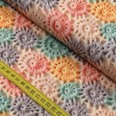 Imagem de Tecido Estampado para Patchwork - Crochê 4 (0,50x1,40) - Fabricart