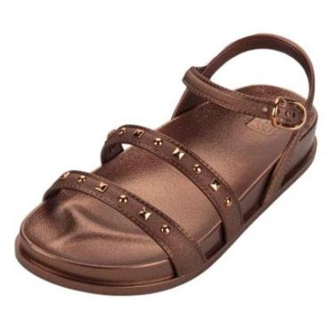 Imagem de Sandália Feminina Spike Conforto Moderna Glossy Zaxy-Feminino