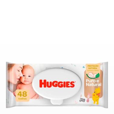 Imagem de Lencos Umed.Huggies Puro&Natural C/48Un