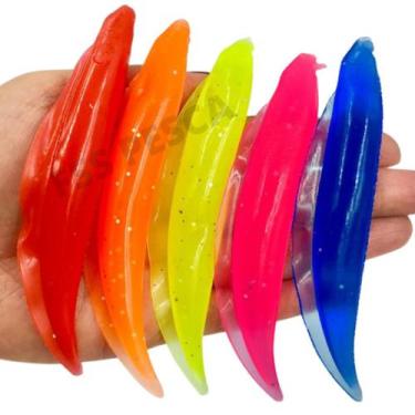 Imagem de Kit 5 Tuviras 11cm Cores Robalo Dourado Pintado Tucunaré - ISCA BR